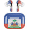 Haitian Flag Distressed AirPods Skins